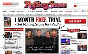 Three clients hit RollingStone.com