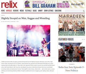 RELIX: Slightly Stoopid on Weir, Reggae and Wrestling