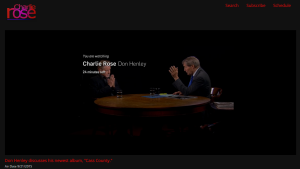 CHARLIE ROSE: Don Henley discusses his newest album, “Cass County.”