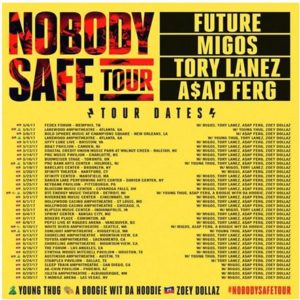 FUTURE UPDATES AND EXTENDS THIS SUMMER’S NOBODY SAFE TOUR – TOUR COMING TO THE ‘FABULOUS’ FORUM ON JUNE 16