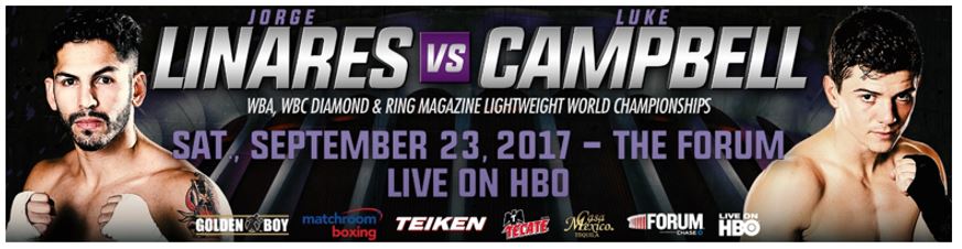 Linares vs. Campbell Live on HBO from the Forum on September 23