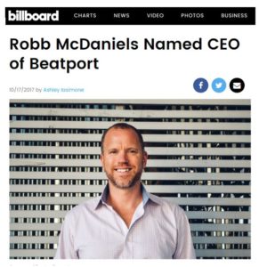 BILLBOARD: Robb McDaniels Named CEO of Beatport