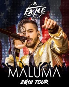 Maluma Adds Second Date to his F.A.M.E. USA Tour at the Forum on April 11