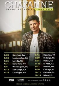 Chayanne’s New Tour “Desde El Alma” Coming to the Forum on August 24