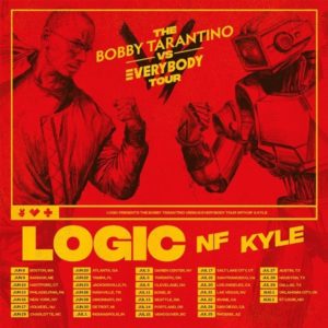 Logic Announces “The Bobby Tarantino vs. Everybody Tour” with NF & KYLE Coming to the Forum on July 20