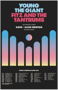 Young the Giant and Fitz and the Tantrums Announce North American Co-Headline Tour Coming to the Forum August 10