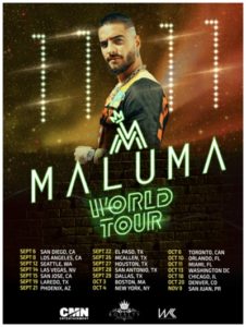 Maluma 11:11 World Tour Coming to the Forum September 8