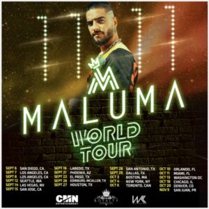 Maluma Adds Second Concert Date at the Forum September 7