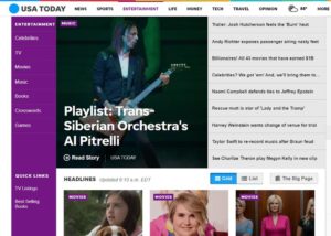 USA TODAY: Playlist: Trans-Siberian Orchestra’s Al Pitrelli shares his favorite classics