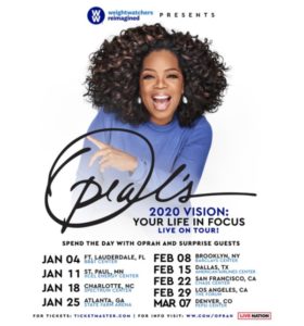 ‘Oprah’s 2020 Vision: Your Life in Focus’ Tour Coming to the Forum February 29