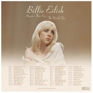 Billie Eilish Announces Happier Than Ever, The World Tour Coming to the Forum April 6, 8 & 9