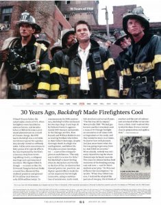 Backdraft: The Hollywood Reporter