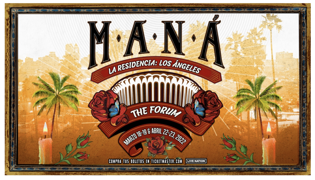 Maná announces concert residency in Los Angeles